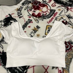 NVGTN White Serene Seamless top